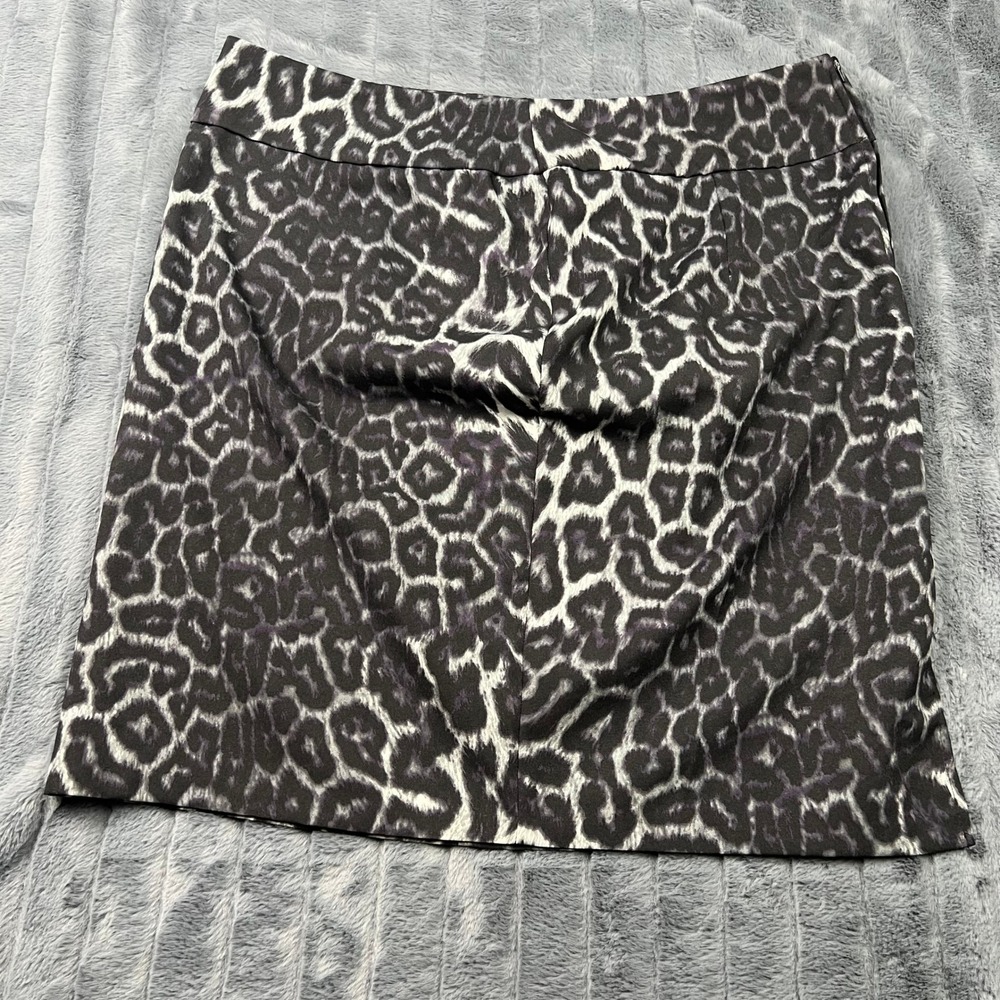 BellaCore Womens Grey Animal Print Pencil Skirt Plus Size 20 Made in USA 57665L